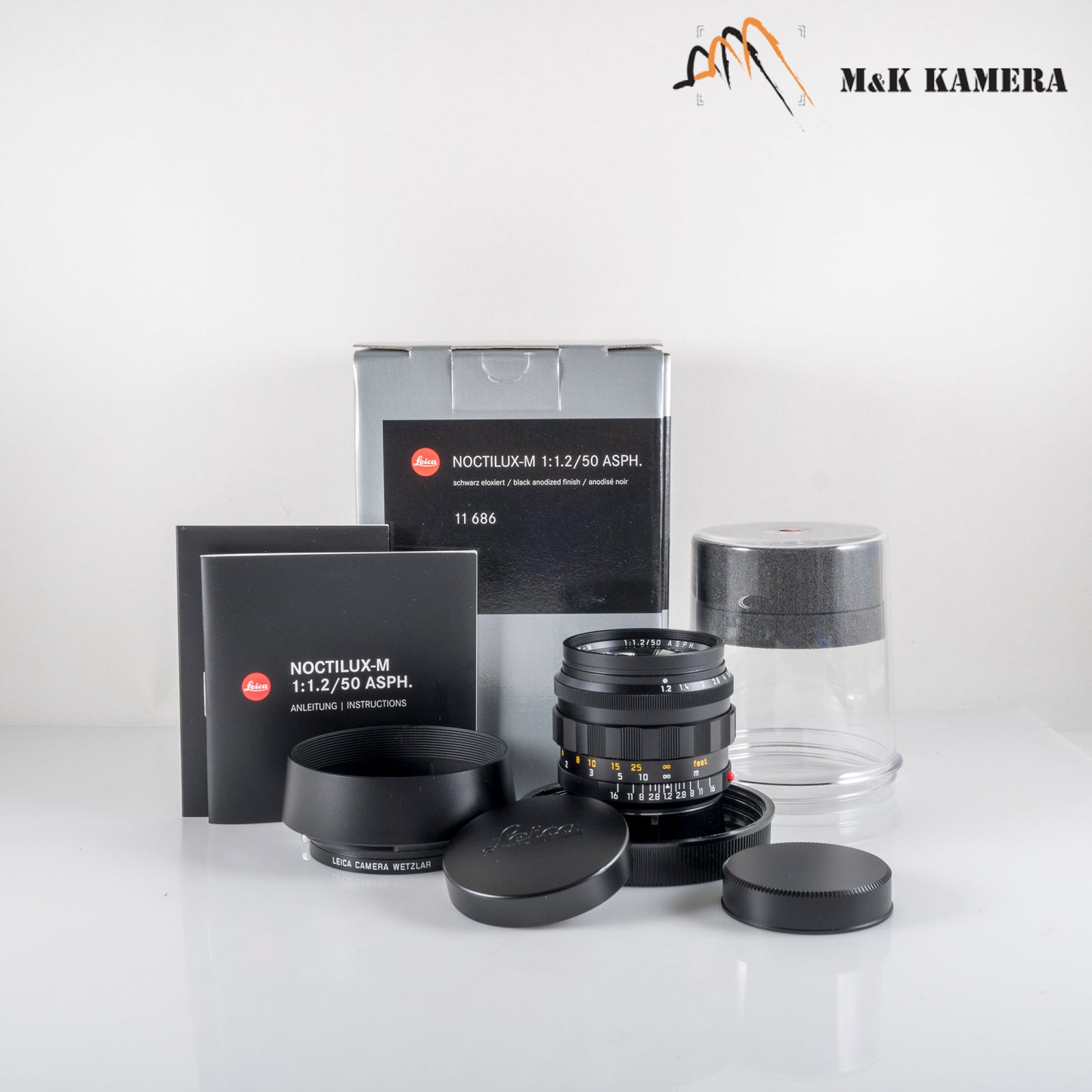 Leica Noctilux-M 50mm/F1.2 ASPH Black Lens Germany 11686 #88693