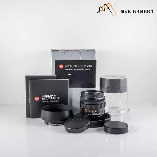 Leica Noctilux-M 50mm/F1.2 ASPH Black Lens Germany 11686 #88693