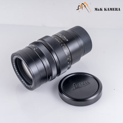LEITZ Leica Summicron M 90mm/F2.0 Ver.I V.1 Black Lens Yr.1975 Canada #23402