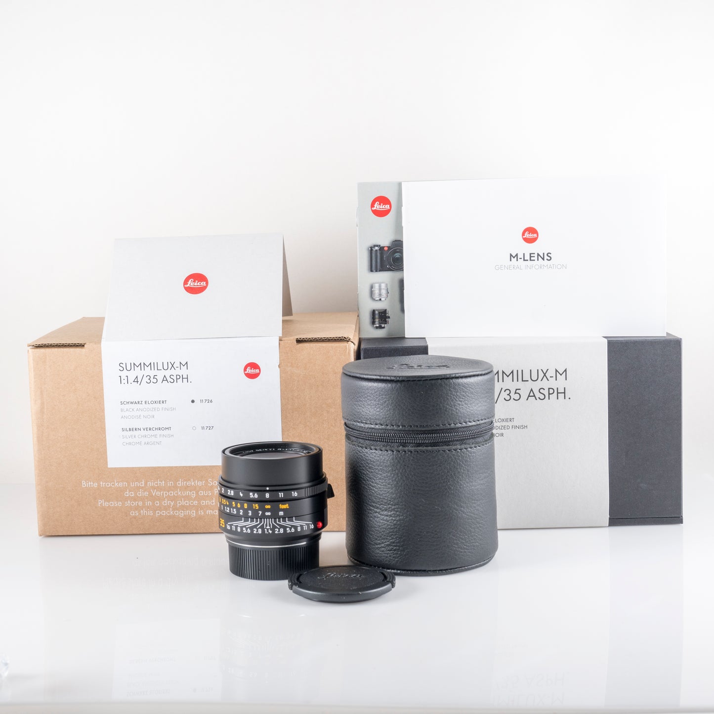 Brand New Leica Summilux-M 35mm/F1.4 E46 ASPH/ FLE II Black Lens Germany 11726 #11726