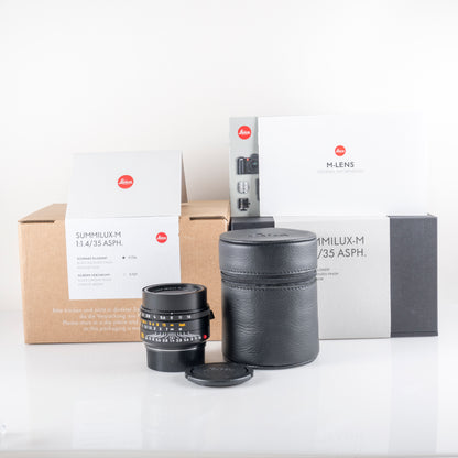 Brand New Leica Summilux-M 35mm/F1.4 E46 ASPH/ FLE II Black Lens Germany 11726 #11726