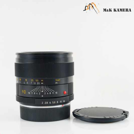 Leica Summicron-R 90mm/F2.0 E55 Ver.II V2 Lens Yr.1986 Canada #10814