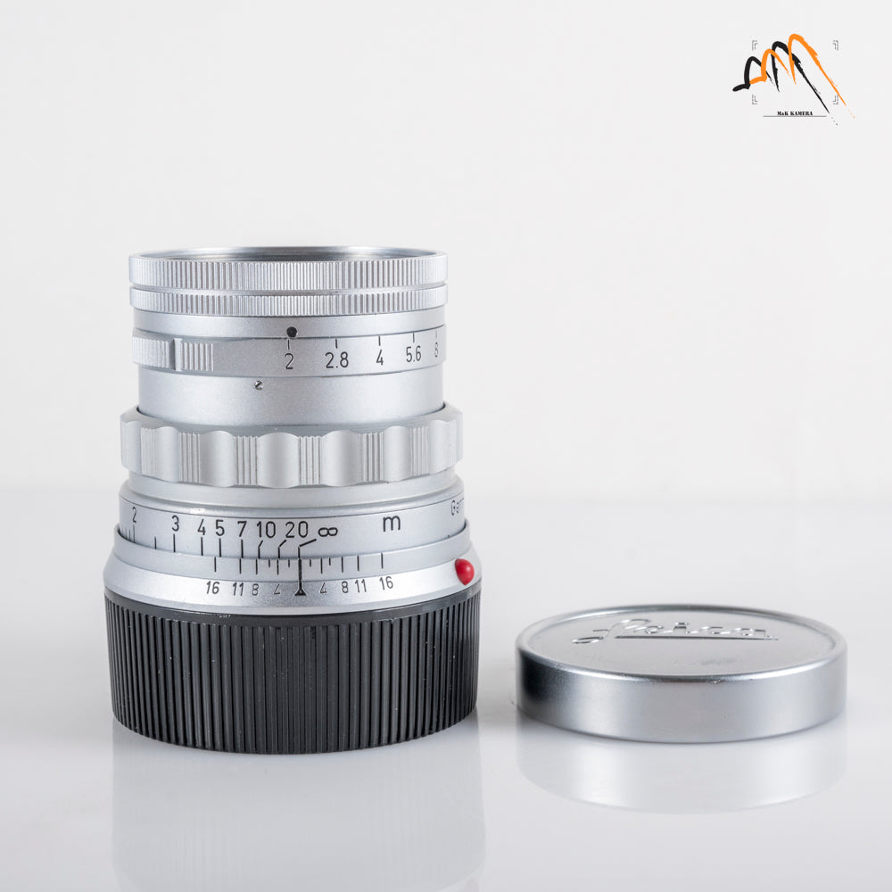 LEITZ Leica Summicron M 50mm/F2.0 Rigid V2 Ver.II Lens Yr.1959 Germany #23749
