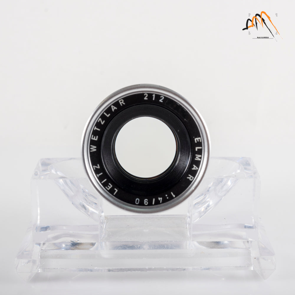 LEITZ Leica Elmar M 90mm/F4.0 E39 Ver.II V2/ 3 Elements Silver Lens Yr.1965 Germany 11830 #23668