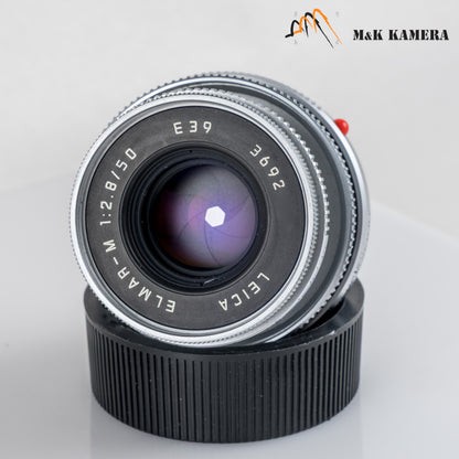 Leica Elmar-M 50mm/F2.8 Ver.II Silver Lens Yr.1995 11823 #88760