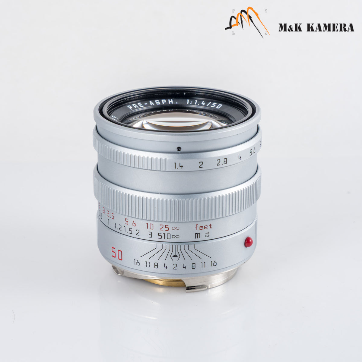 Mandler Brass Leica M mounted 50mm/F1.4 E46 Pre-Asph Lens China #88985