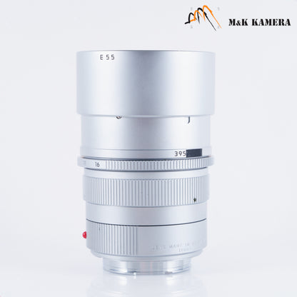 Leica APO-Summicron-M 90mm/F2.0 ASPH Silver Lens Yr.2002 Germany 11885 #22836