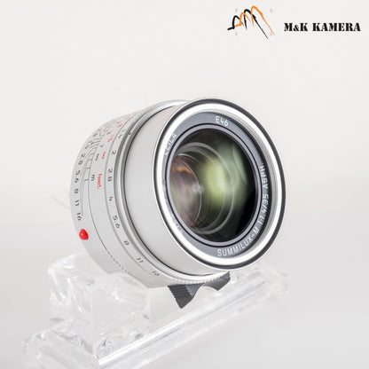 Leica Summilux-M 35mm/F1.4 E46 ASPH/ FLE II Silver Lens Germany 11727 #23906