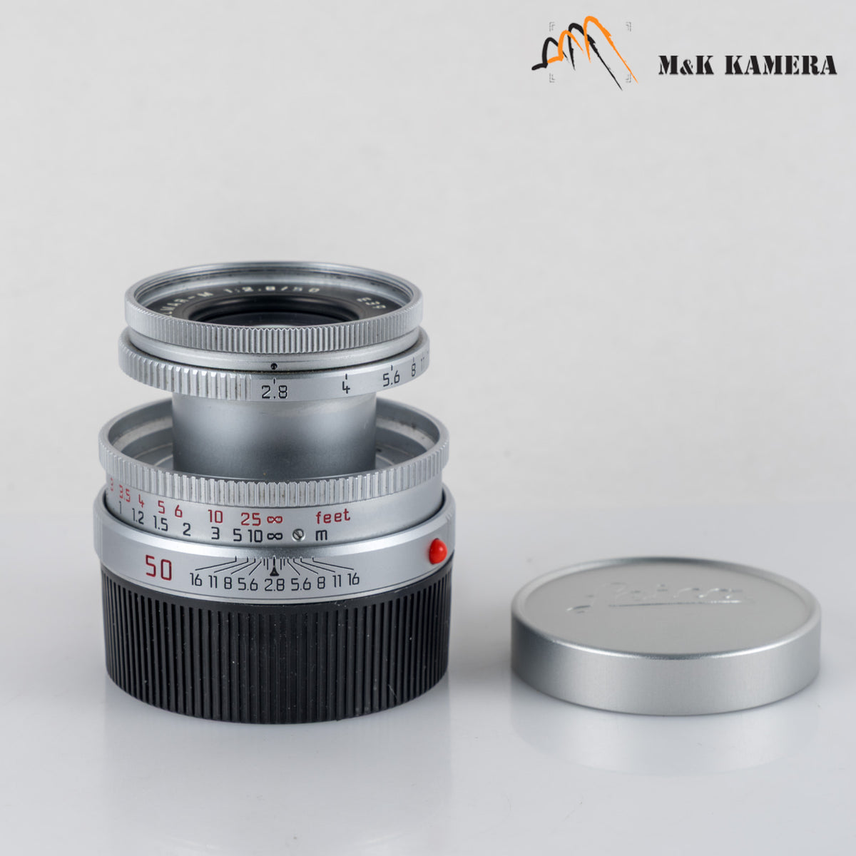Leica Elmar-M 50mm/F2.8 Ver.II Silver Lens Yr.1995 11823 #88760