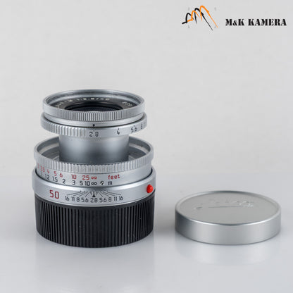 Leica Elmar-M 50mm/F2.8 Ver.II Silver Lens Yr.1995 11823 #88760
