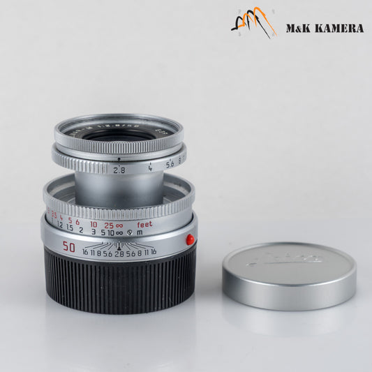 Leica Elmar-M 50mm/F2.8 Ver.II Silver Lens Yr.1995 11823 #88760