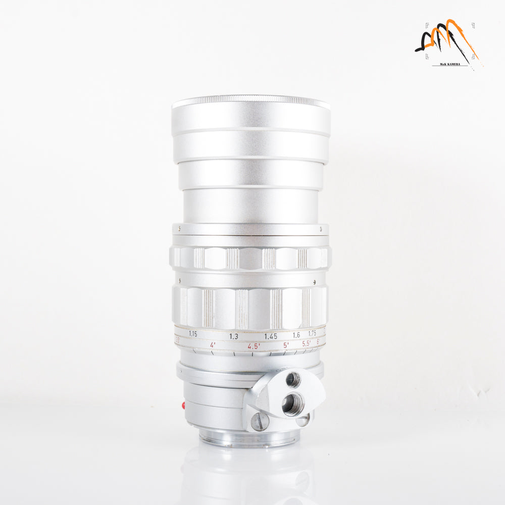 LEITZ Leica Summicron M 90mm/F2.0 Ver.I V.1 Silver Lens Yr.1959 Canada #23496