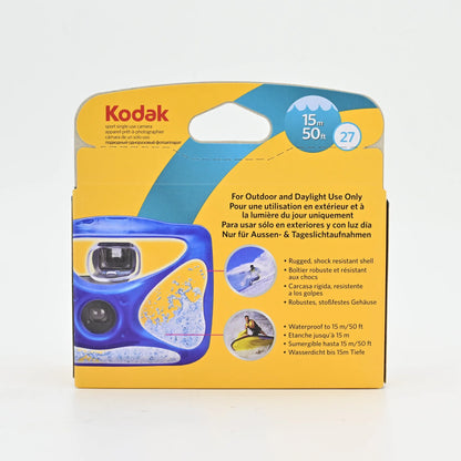 Kodak Waterproof ISO800 27EXP 135 Sport Disposable Film Camera