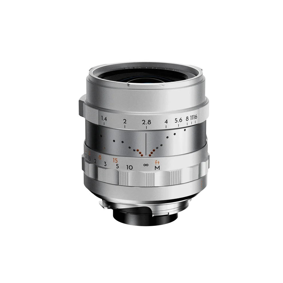 Thypoch Simera 28mm f/1.4 Silver Lens Focus-Tab Version for Leica M Mount