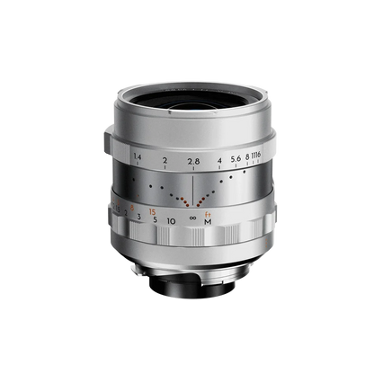 Thypoch Simera 28mm f/1.4 Silver Lens Focus-Tab Version for Leica M Mount