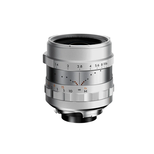 Thypoch Simera 28mm f/1.4 Silver Lens Focus-Tab Version for Leica M Mount