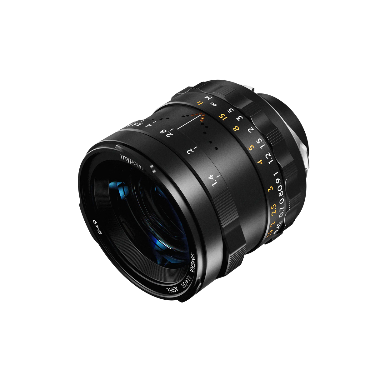 Thypoch Simera 35mm F1.4 ASPH Black M-Mount MF Focus-Tab Version Lens