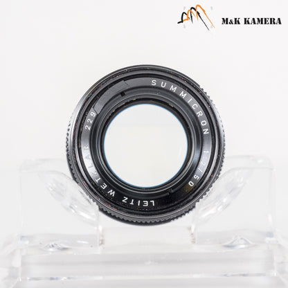 Leica Summicron M 50mm/F2.0 Ver.III V3/ High Leg Lens Yr.1968 Germany #12045