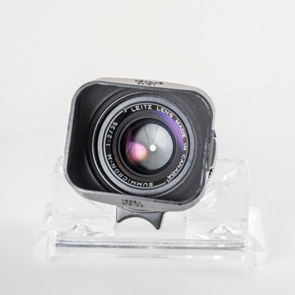 LEITZ Leica Summicron-M 35mm/F2.0 Ver.4 7 Elements Black 1913-1983 Lens Yr.1982 Canada #23844