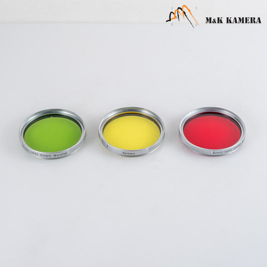 Leica Colour Filter set E39 Yellow Red Green #24047