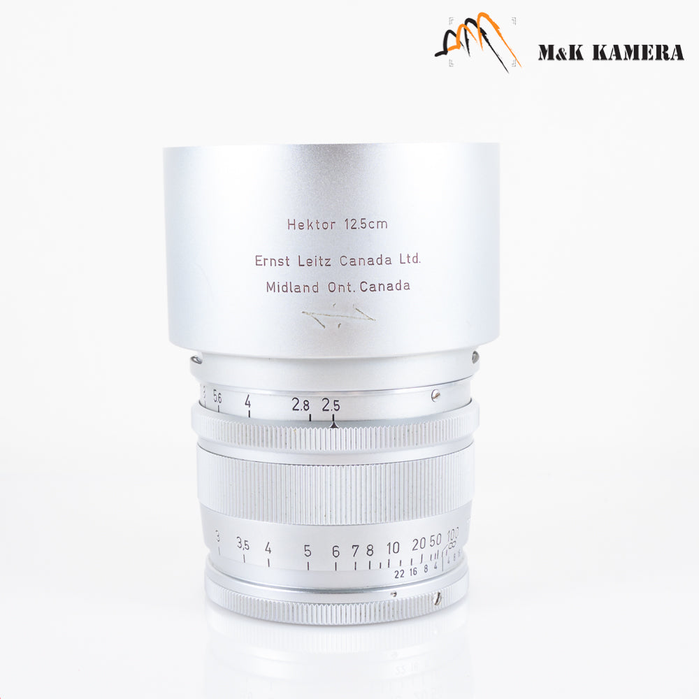 LEITZ Leica Hektor L39 125mm/F2.5 Visoflex lens Silver Lens Yr