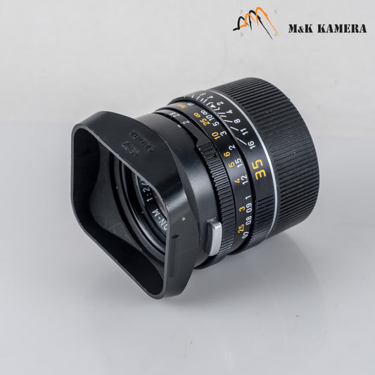LEITZ Leica Summicron-M 35mm/F2.0 Ver.4 7 Elements Black Lens Yr.1985 Canada 11310 #23980