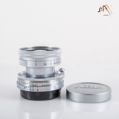 LEITZ Leica Summicron L39 50mm/F2.0 Silver Lens Yr.1955 LTM Germany #23712