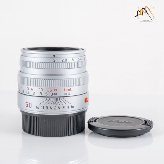 Leica Summicron-M 50mm/F2.0 V Silver Lens Yr.2001 Germany 11816 #23765