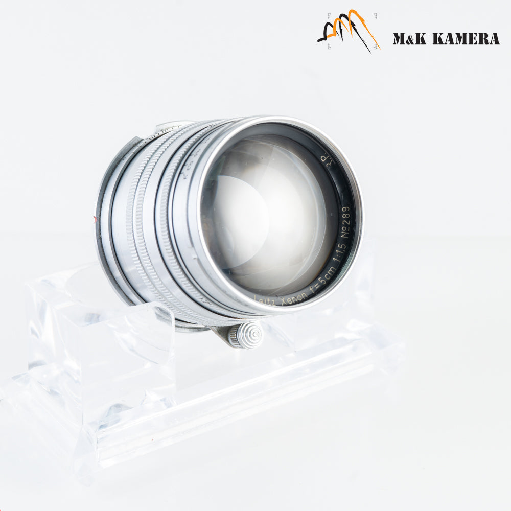 LEITZ Leica Xenon 50mm/F1.5 Silver Lens Yr.1936 M mount Germany
