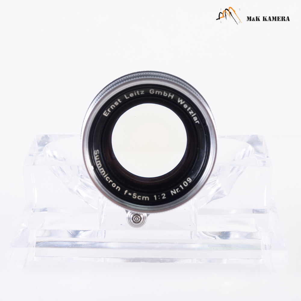 LEITZ Leica Summicron L39 50mm/F2.0 Radioactive Lens Yr.1953 LTM Germany #87988
