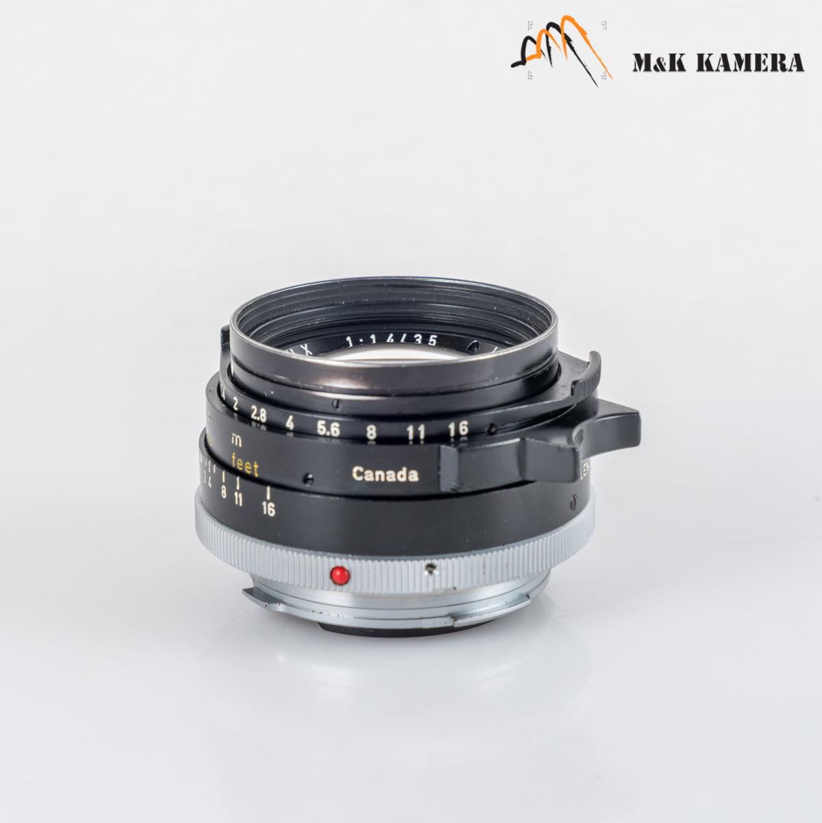 LEITZ Leica Summilux M 35mm/F1.4 Pre-Asph Black Lens Yr.1970 Canada #88930