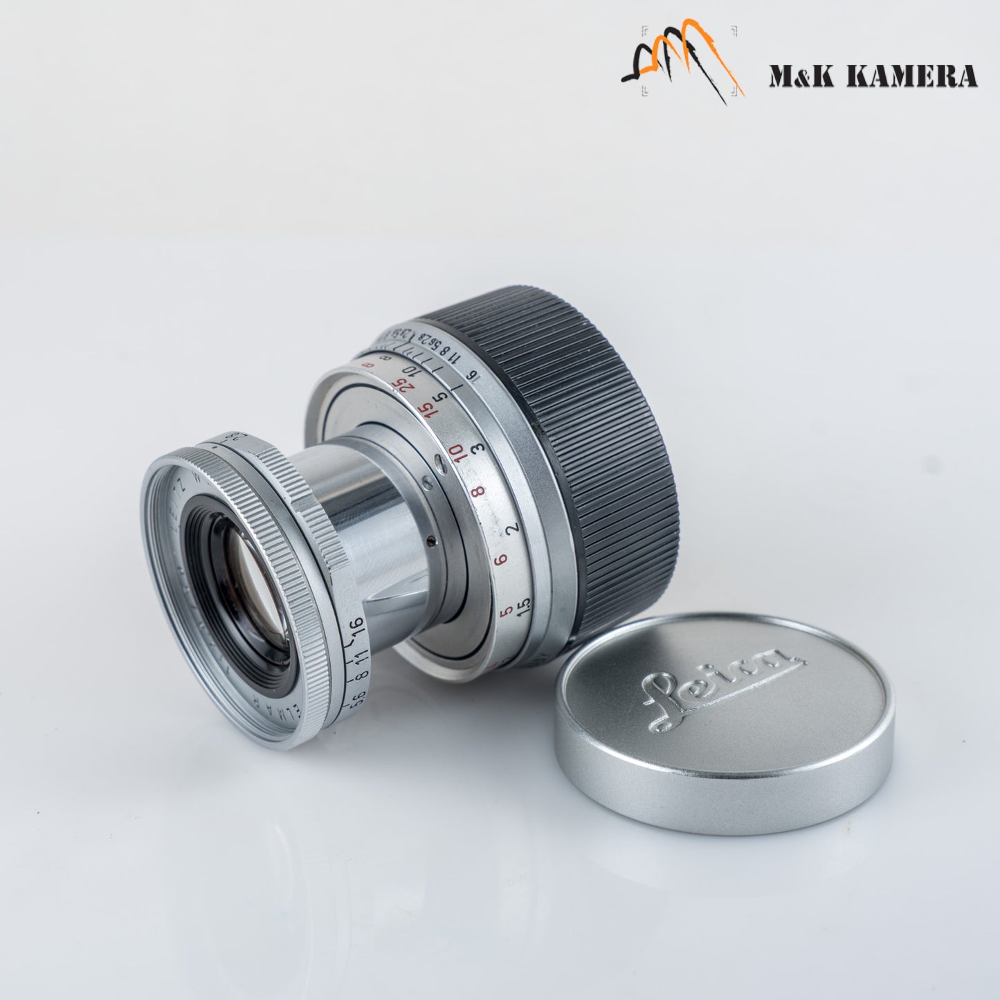 LEITZ Leica Elmar M 50mm/F2.8 Ver.I Silver Lens Yr.1966 Germany #23016