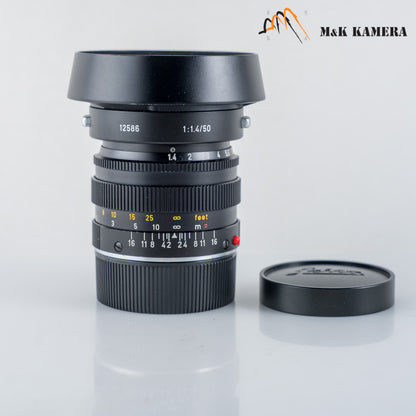 Leica Summilux M 50mm/F1.4 E43 Ver.II V2 Black Lens Yr.1973 Germany 11113 #23924
