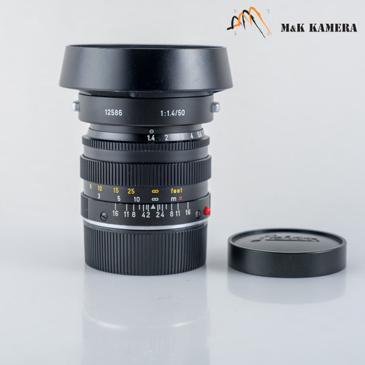 Leica Summilux M 50mm/F1.4 E43 Ver.II V2 Black Lens Yr.1973 Germany 11113 #23924