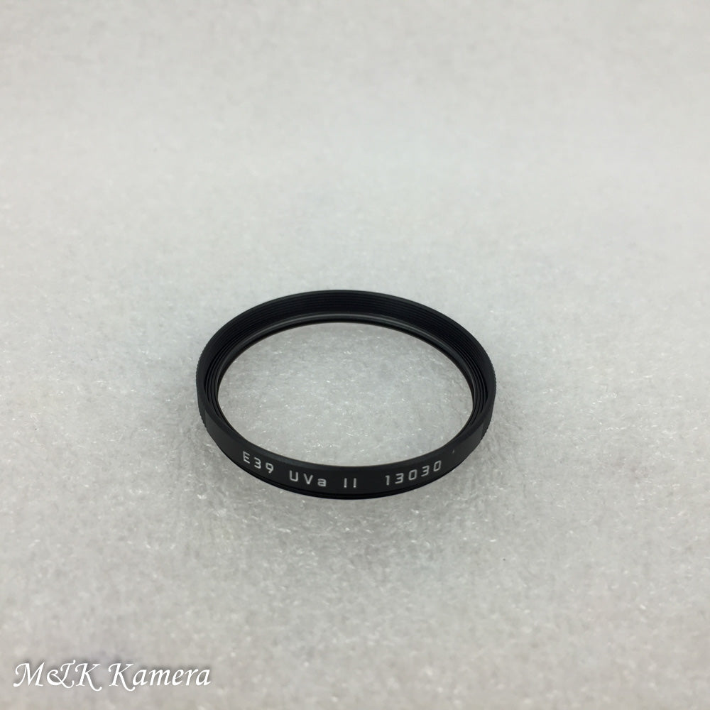 Brand New Leica E39 39mm UVa II Black 13030 Filter #13030 – M&K Kamera