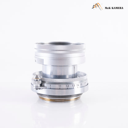 LEITZ Leica Summicron L39 50mm/F2.0 Radioactive Lens Yr.1953 LTM Germany #87988