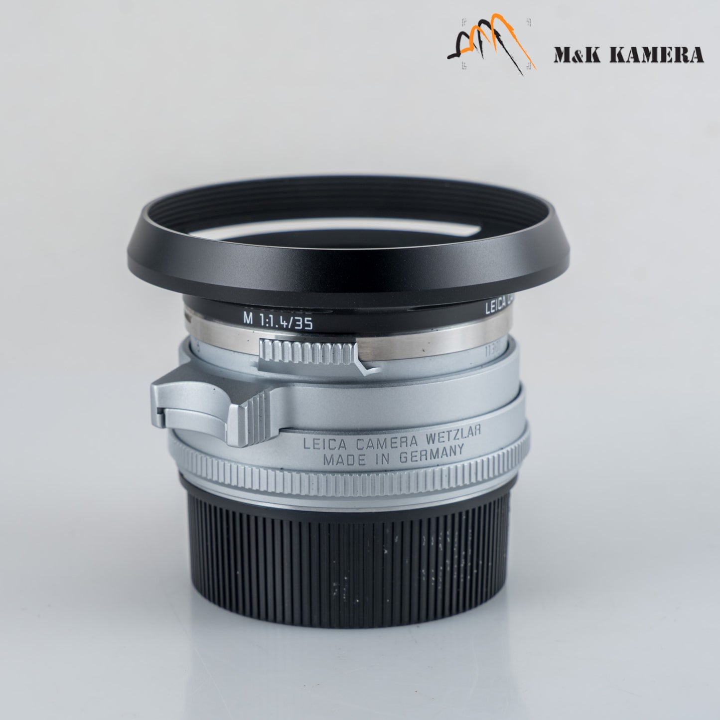 Leica Summilux-M 35mm/F1.4 E46 Steel Rim 2022 Silver Lens Germany 11301 #23998
