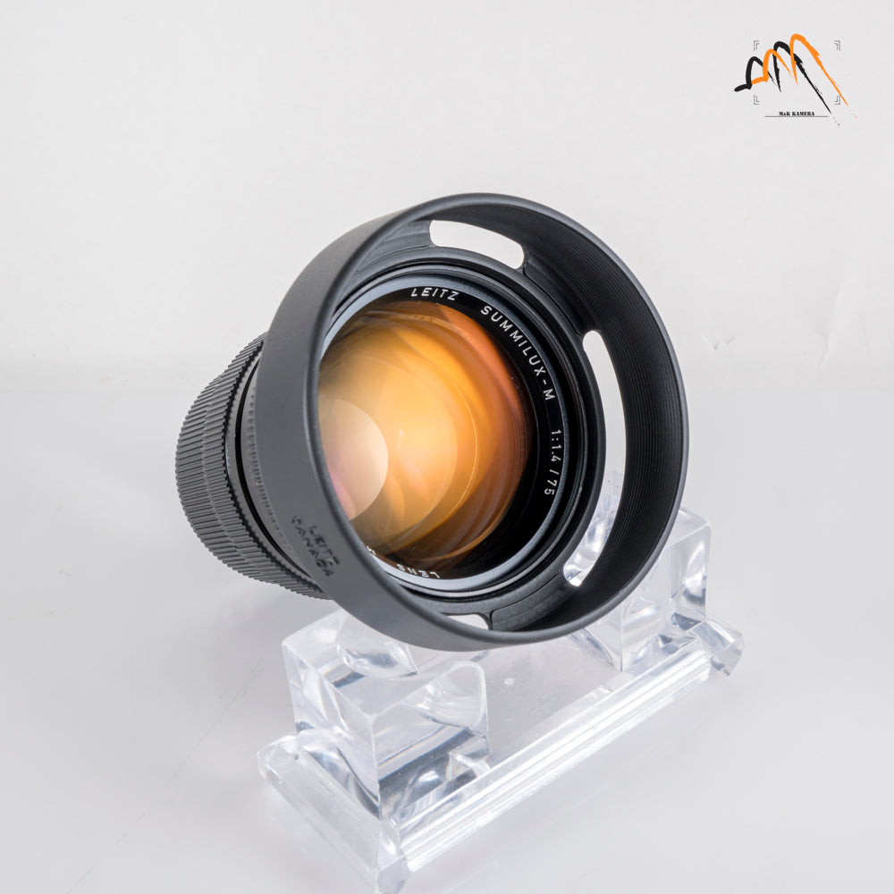 Leica Summilux-M 75mm/F1.4 Ver.I with hood 12539 11814 #11558