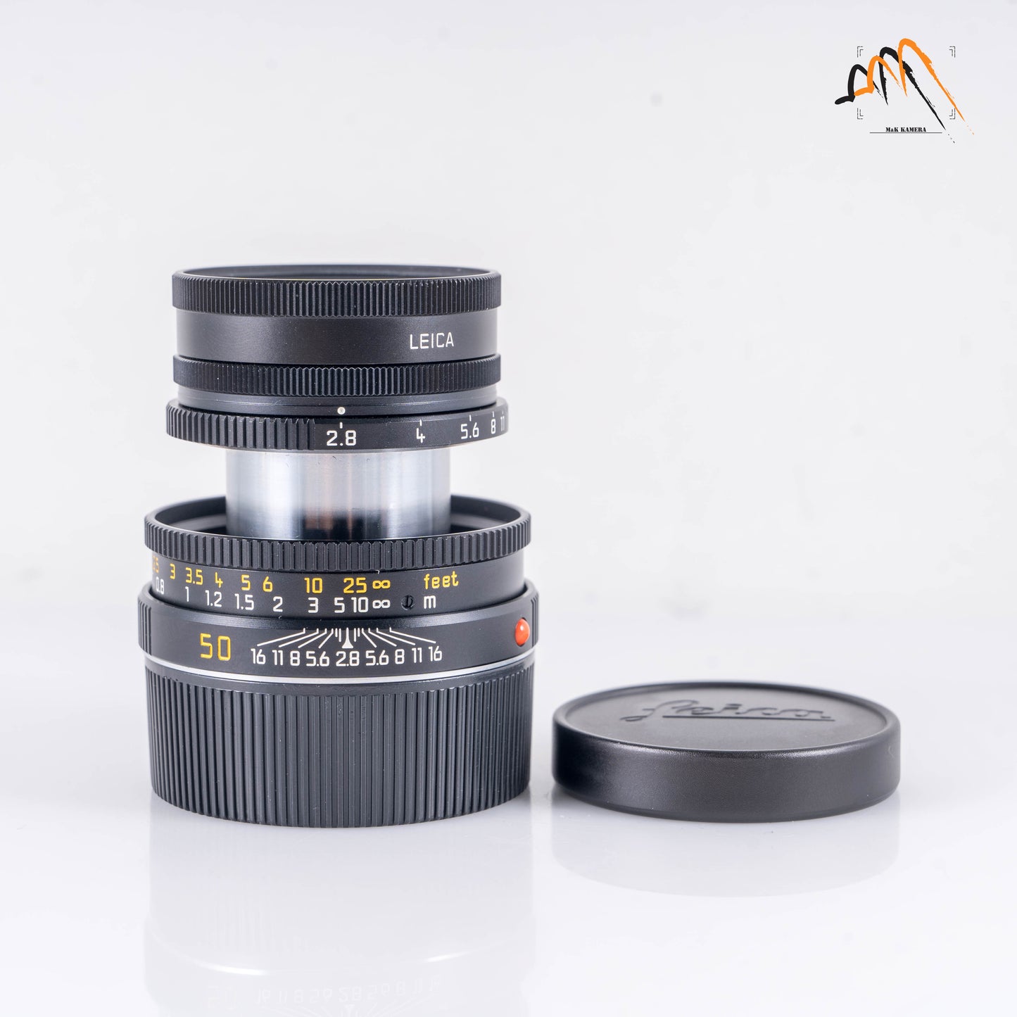 Leica Elmar-M 50mm/F2.8 Ver.II Black Lens Yr.1996 Germany 11831 #11115
