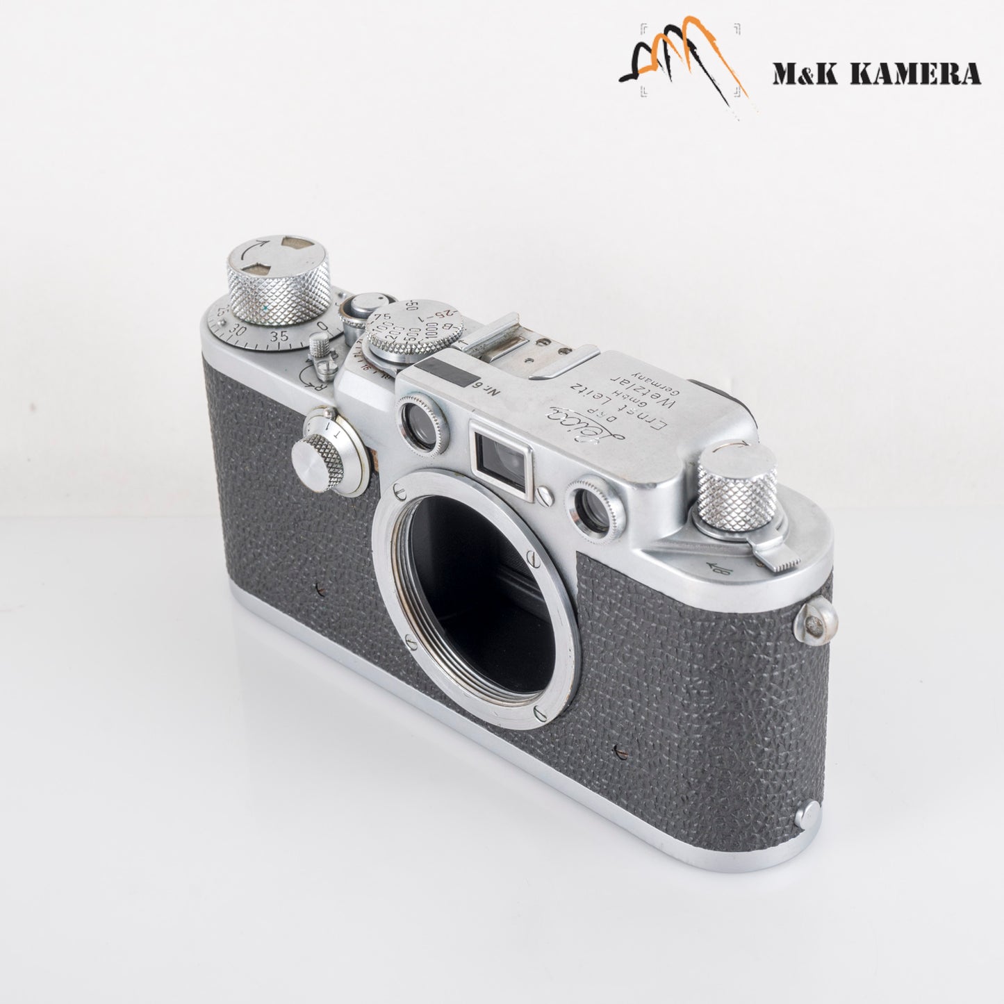 Leica IIIF Screw Mount Silver Film Rangefinder Camera #23889