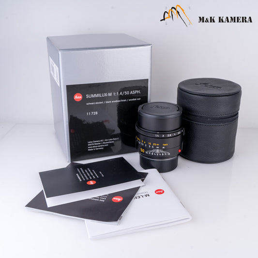 Brand New Leica Summilux-M 50mm/F1.4 ASPH. 2023 Black Lens Germany 11728 #11728