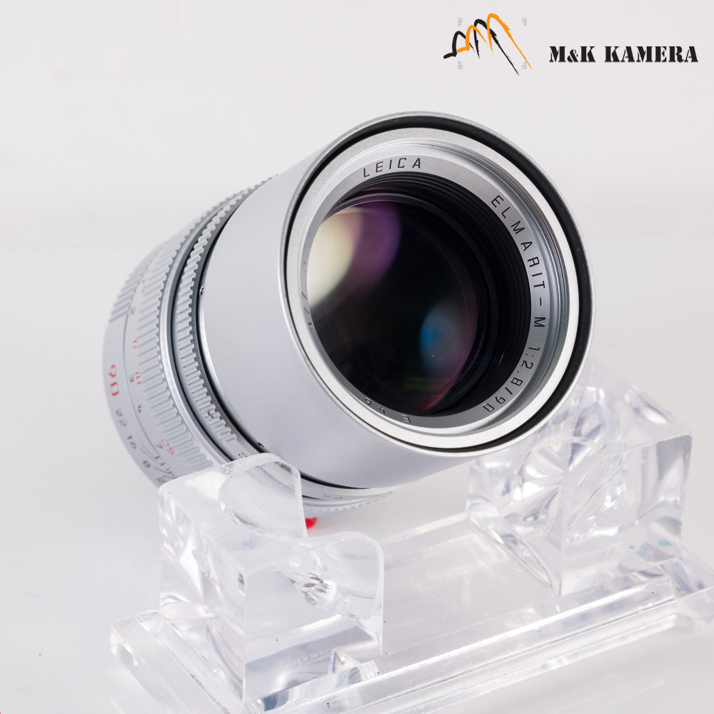 Leica Elmarit-M 90mm/F2.8 E46 Ver.II V2 Silver Lens Yr.1996