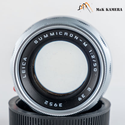 Leica Summicron-M 50mm/F2.0 11615 Rigid 50 Jahre Silver **Rare** 11615 #22690
