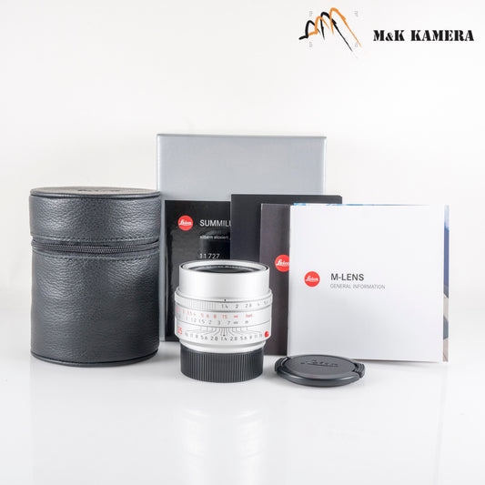Leica Summilux-M 35mm/F1.4 E46 ASPH/ FLE II Silver Lens Germany 11727 #23906