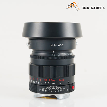 Leica Summilux-M 50mm/F1.4 ASPH Black Chrome Lens Germany 11688 #23262