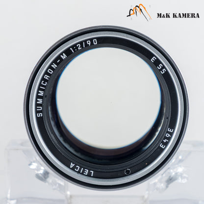 Leica Summicron-M 90mm/F2.0 E55 Ver.II Pre-Asph Silver Lens Canada 11137 #11965
