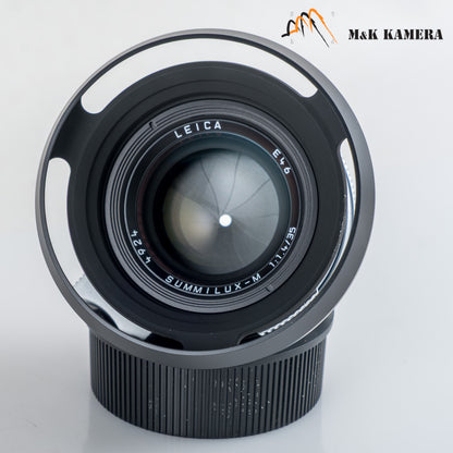Leica Summilux-M 35mm/F1.4 E46 Steel Rim 2022 Silver Lens Germany 11301 #23998