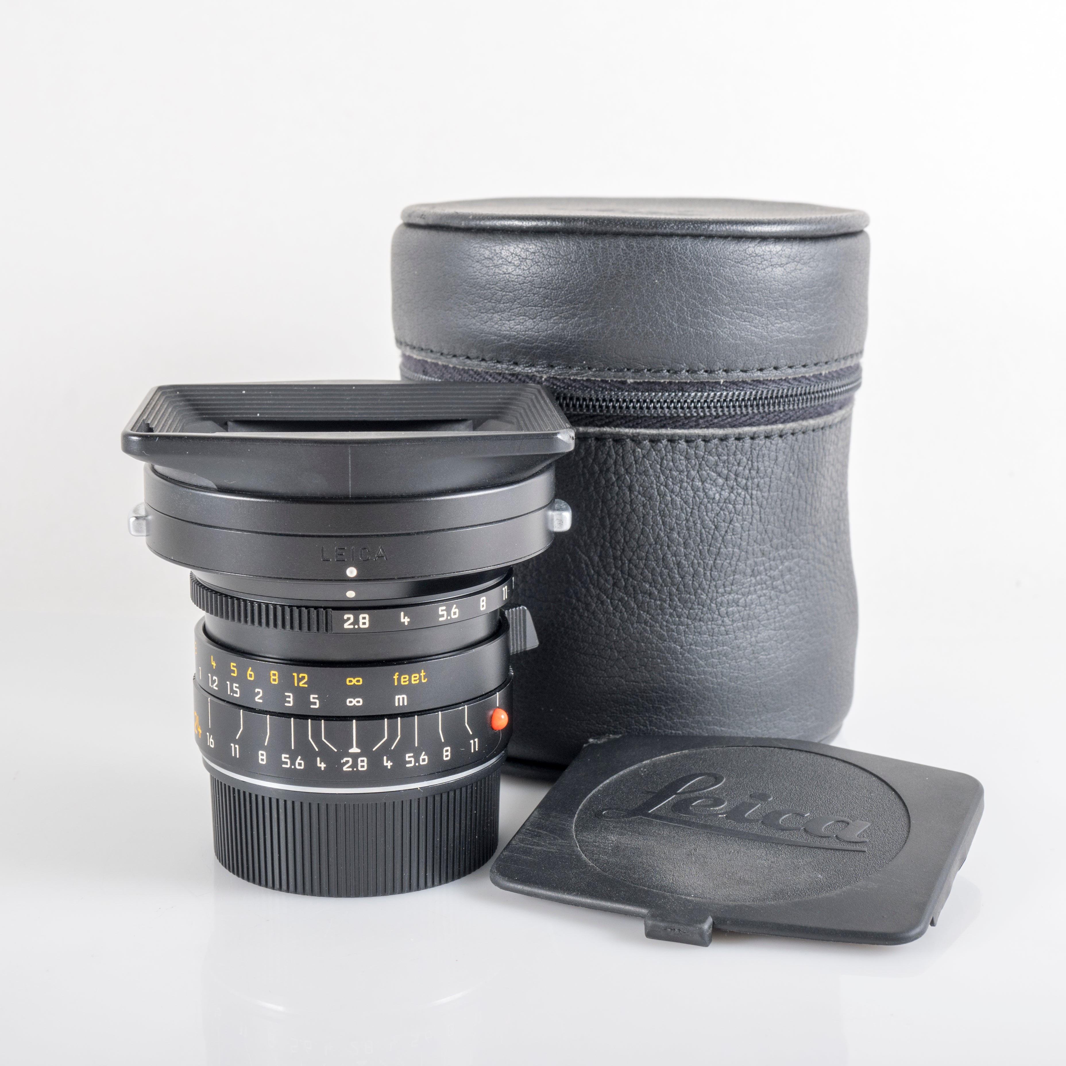 Leica Elmarit-M 24mm/F2.8 ASPH Black 6 bit coded 11878 #11964