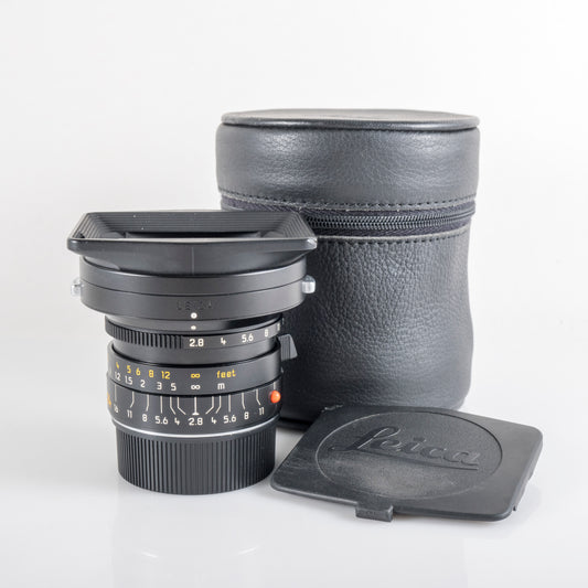 Leica Elmarit-M 24mm/F2.8 ASPH Black 6 bit coded 11878 #11964