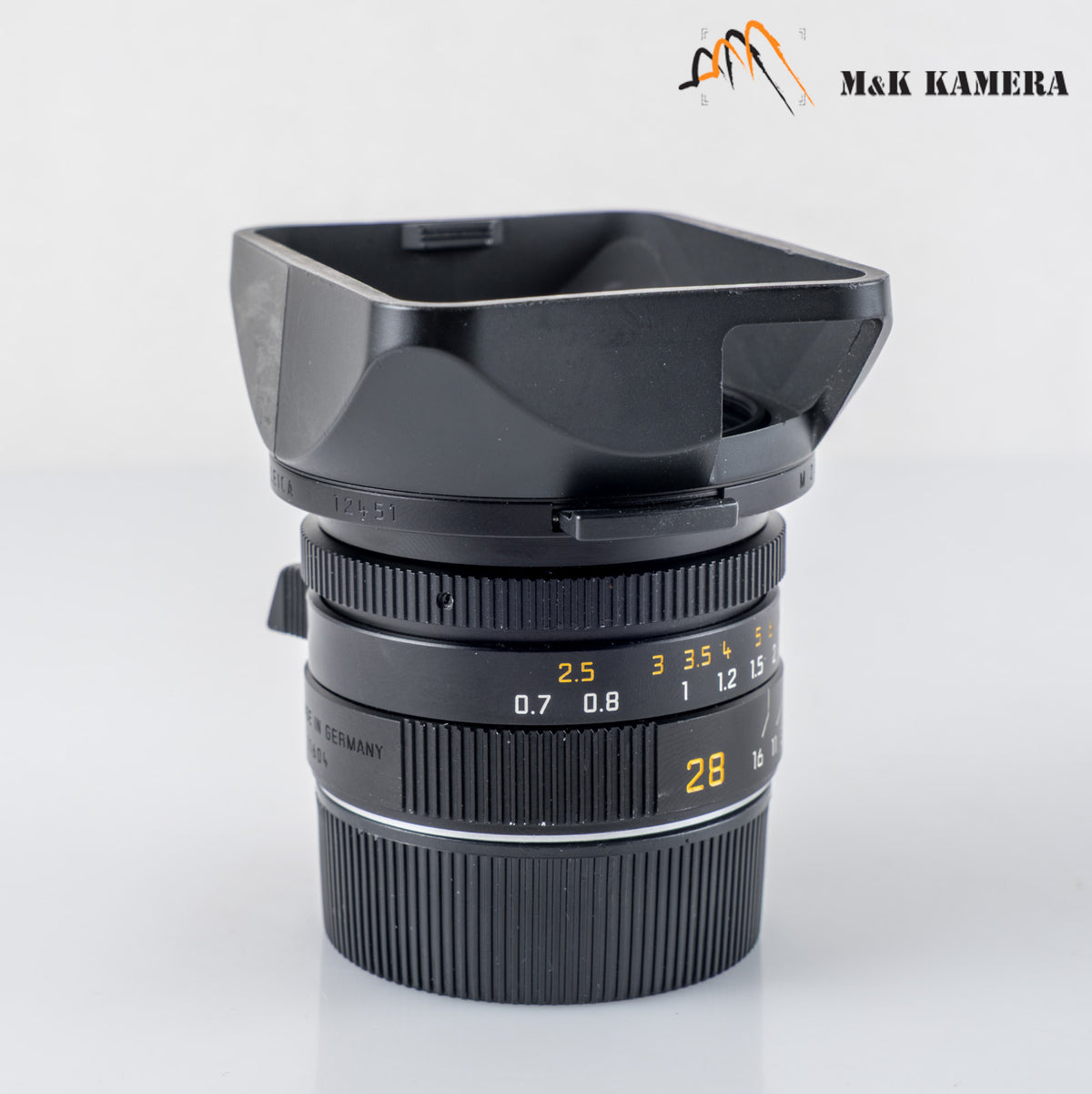 Leica Summicron-M 28mm/F2.0 ASPH Black Lens Yr.2001 Germany 11604 #24021